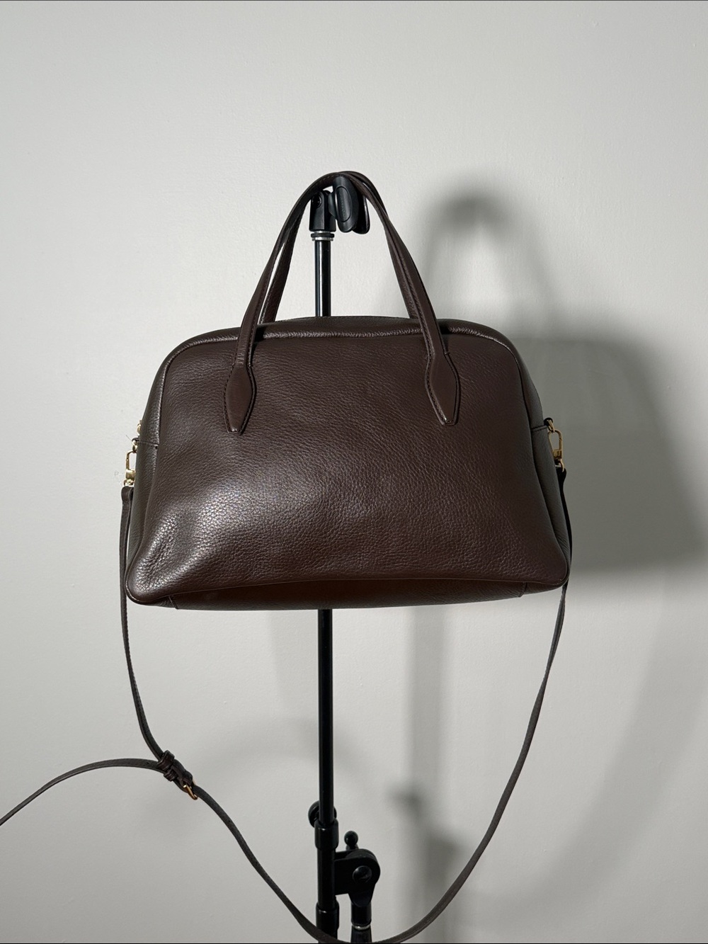 NWOT Madewell Top Handle Crossbody Bag in Soft Grain Leather - Picture 3 of 6